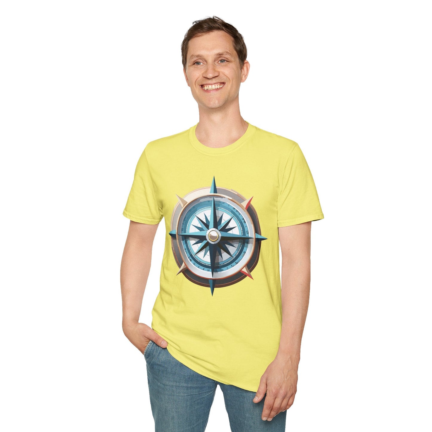 Compass Navigator Graphic Tee Unisex 100 Cotton 18