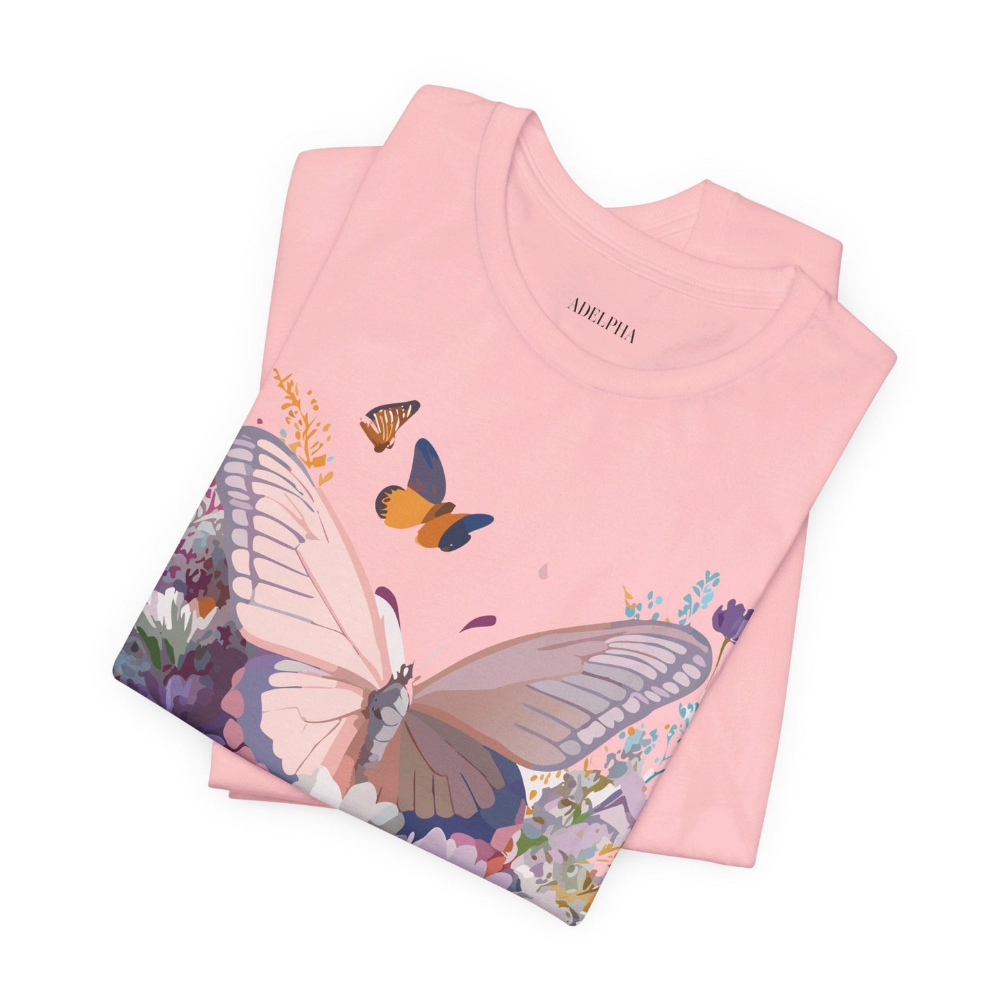 Butterfly Graphic Tee Adelpha Art Design Unisex Short Sleeve Shirt
