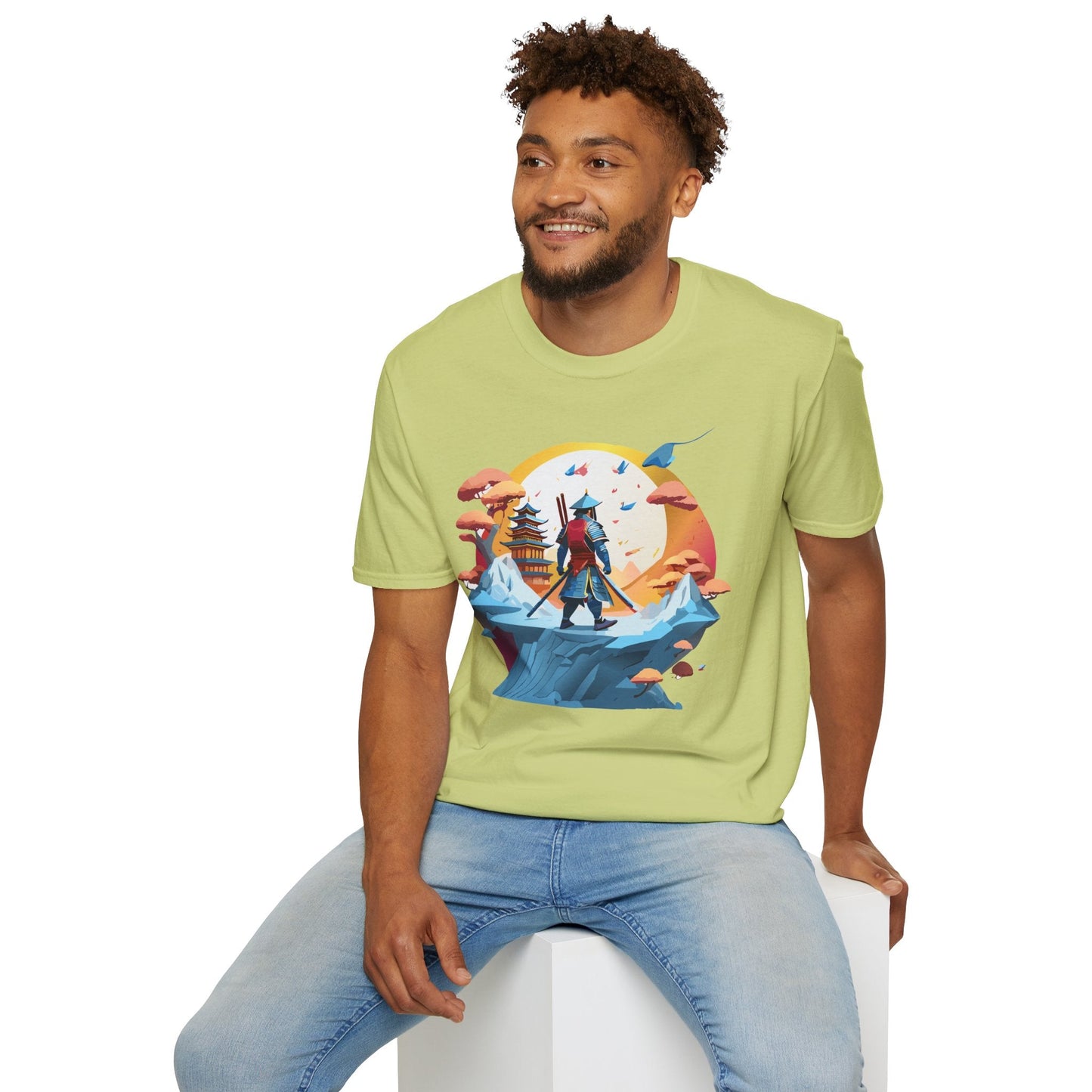 Samurai Shirt Unisex T Shirt Softstyle 64000 Gildan Tee For Everyday Comfort Durable Breathable