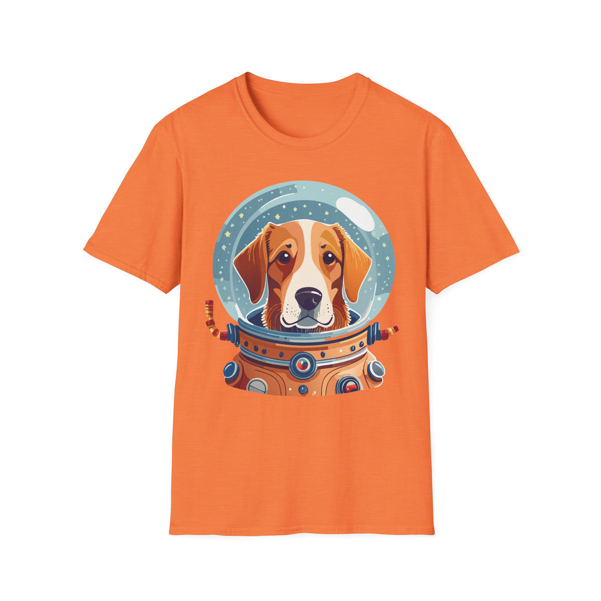 Astronaut Dog Tee | Space Helmet Beagle Graphic T-Shirt
