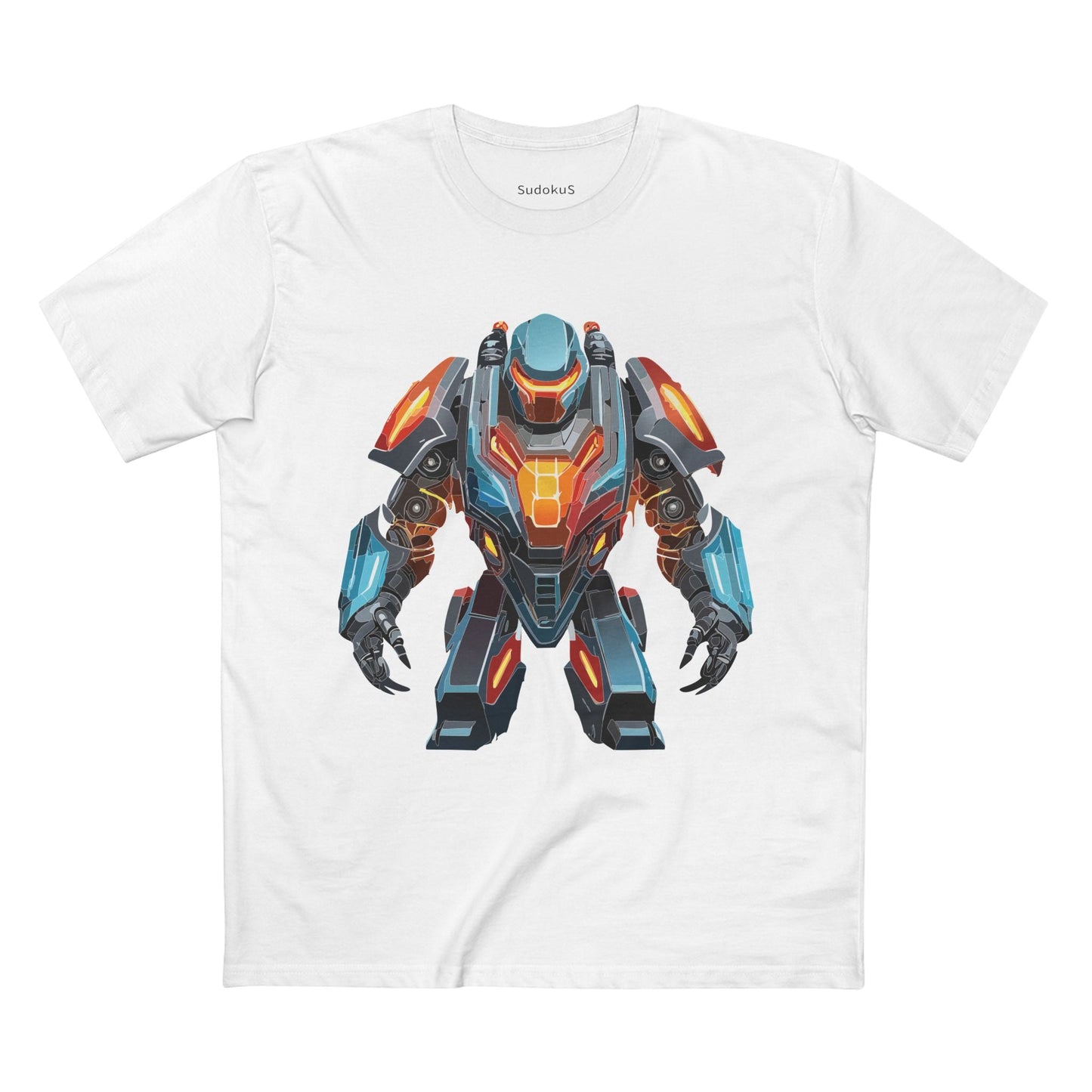 Cyborg Robot Graphic Unisex 100 Cotton Staple Tee 19