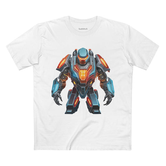 Cyborg Robot Graphic Unisex 100 Cotton Staple Tee 19