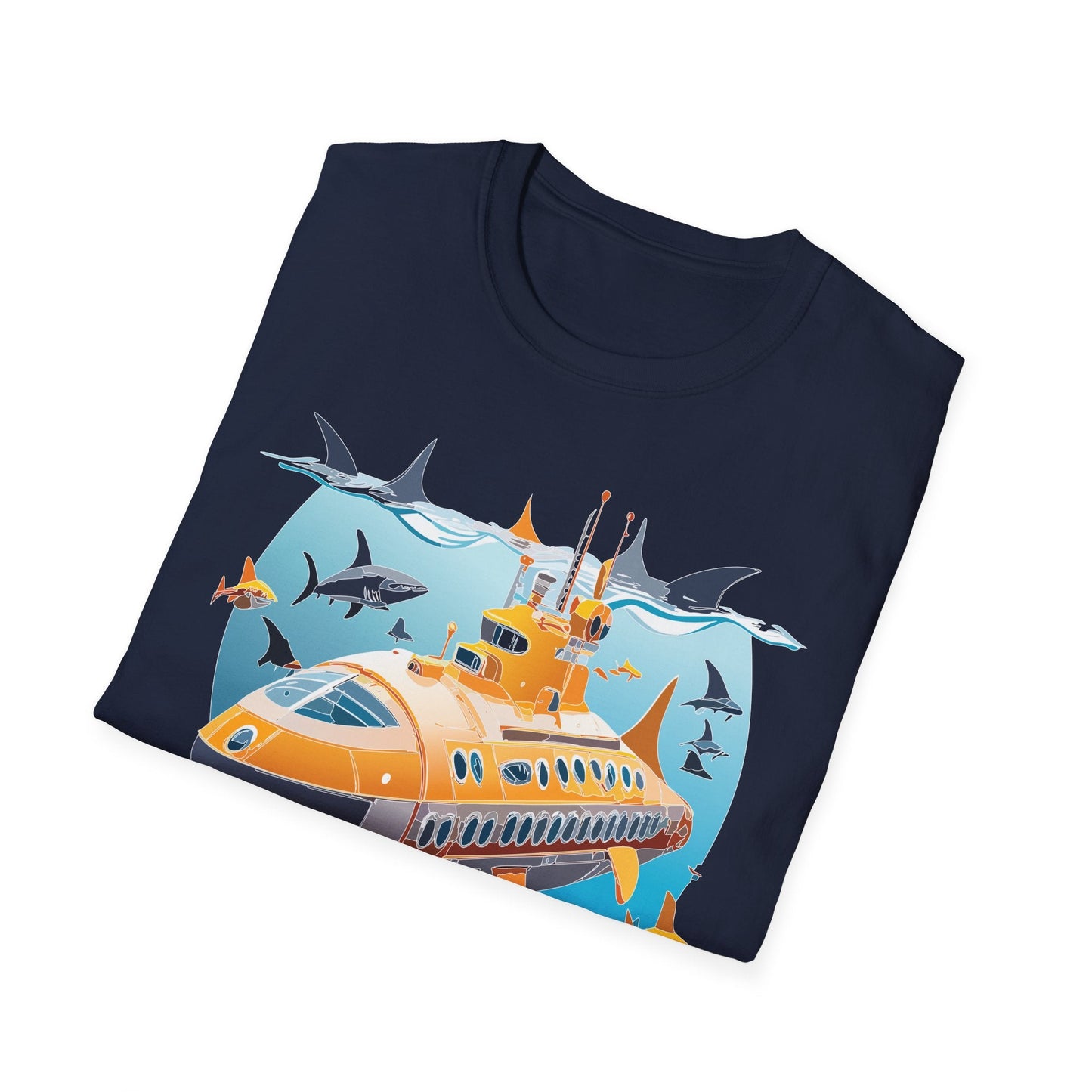 Ocean Graphic Unisex Softstyle Cotton Tee 14