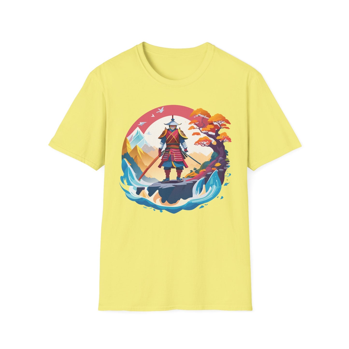 Samurai Shirt Gildan Softstyle 64000 Ring Spun Cotton Unisex Tee For Everyday Comfort