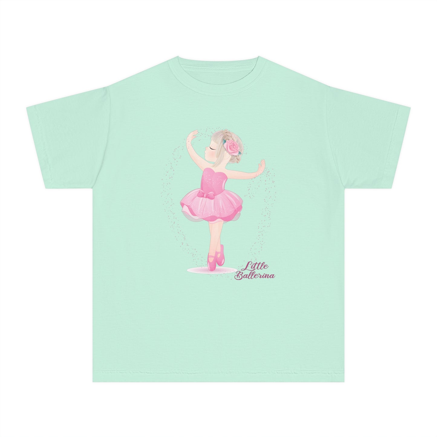 Youth Tee Shirt with Little Ballerina