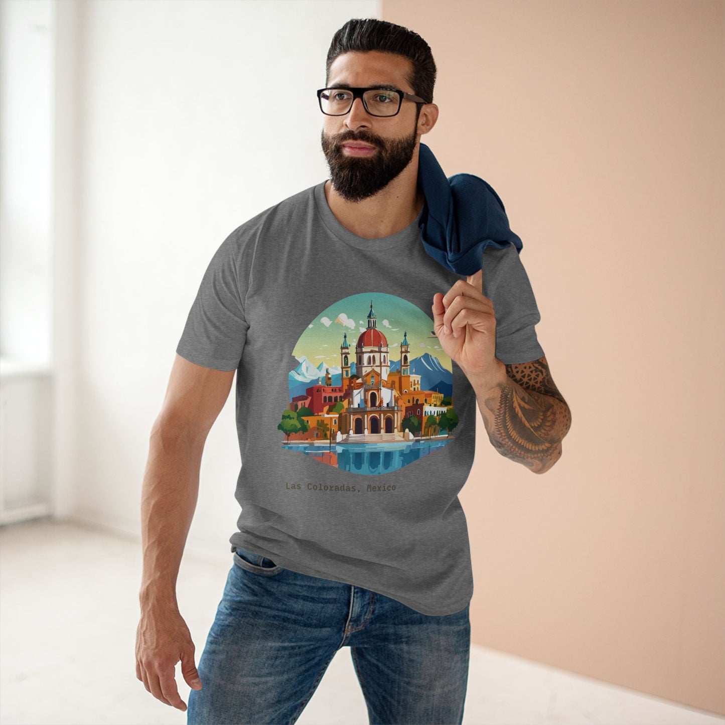 Mexico Travel Shirt Unisex Premium Cotton Tee With Original Art Design Retro2Nova