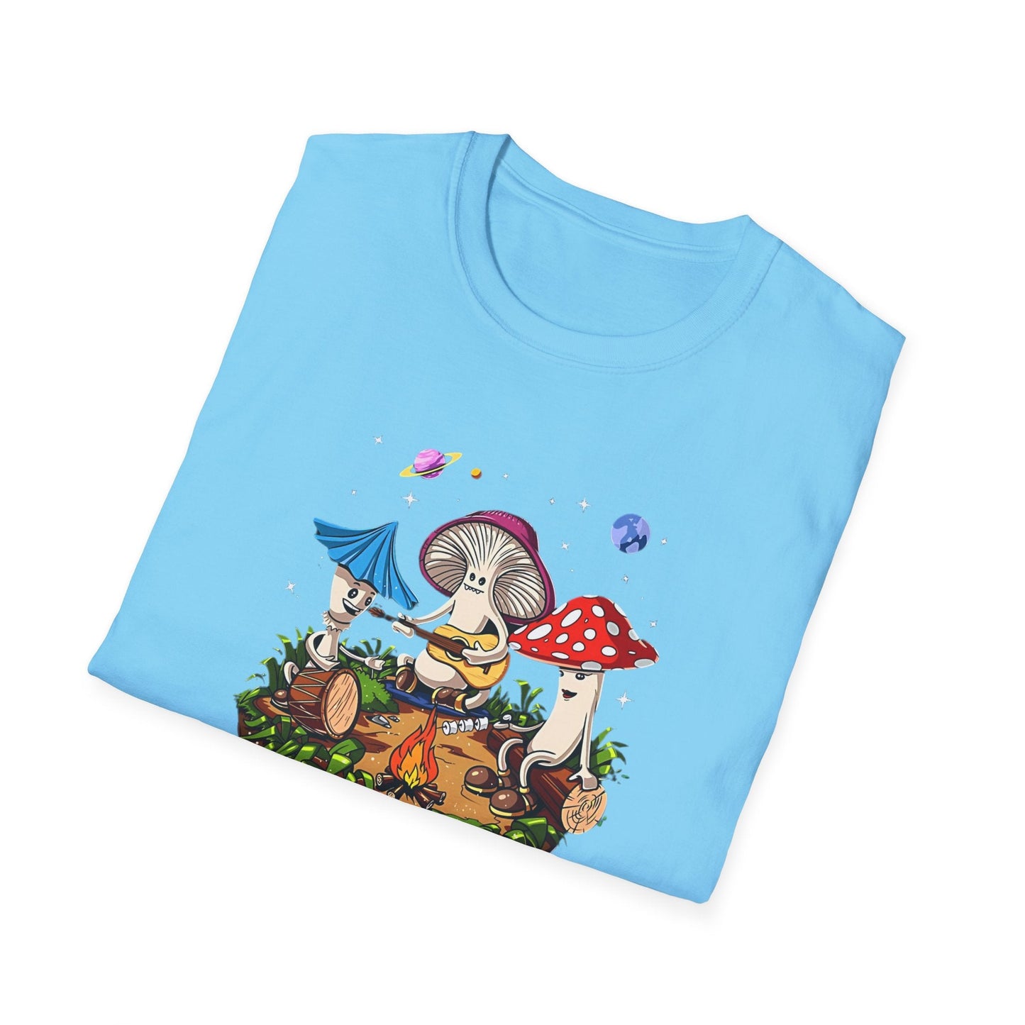 Mashroom Tee Shirt Unisex Funny Mashroom Design Gildan Softstyle 64000 Tee Softstyle Comfort