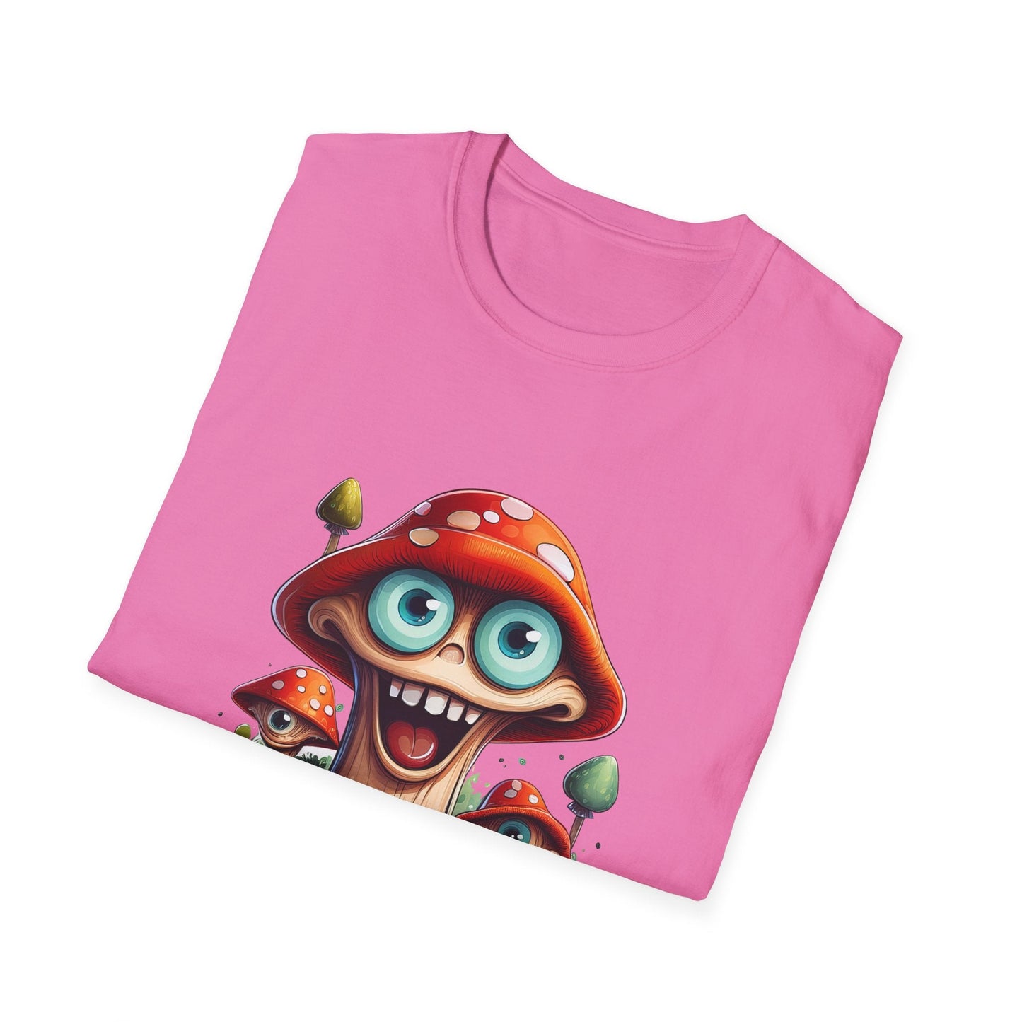 Mashroom Tee Shirt Unisex Funny Mushroom Design Softstyle Tee One Hundred Percent Ring Spun Cotton