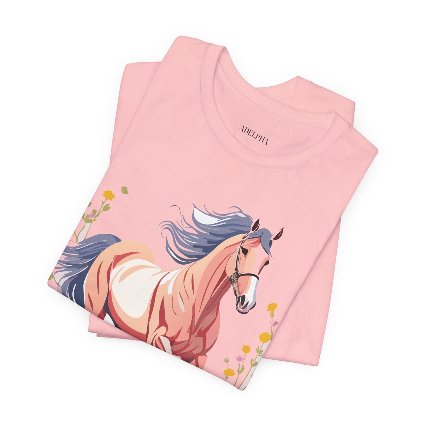 Horse Graphic Unisex 100 Cotton Vintage Animal Art T-Shirt 9