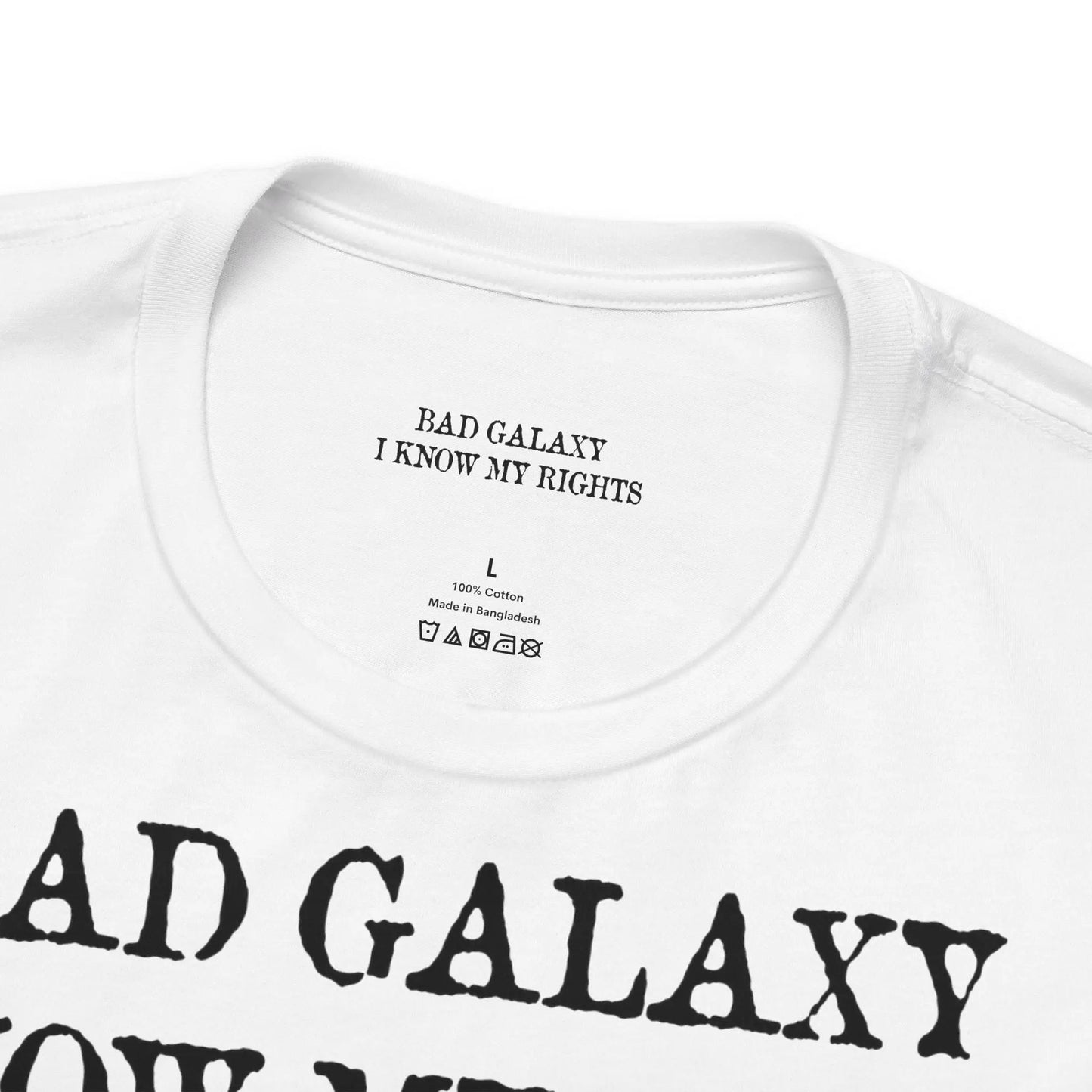 Skull T Shirt From Bad Galaxy Made To Order Cotton Tee With Eco Friendly Inks USA