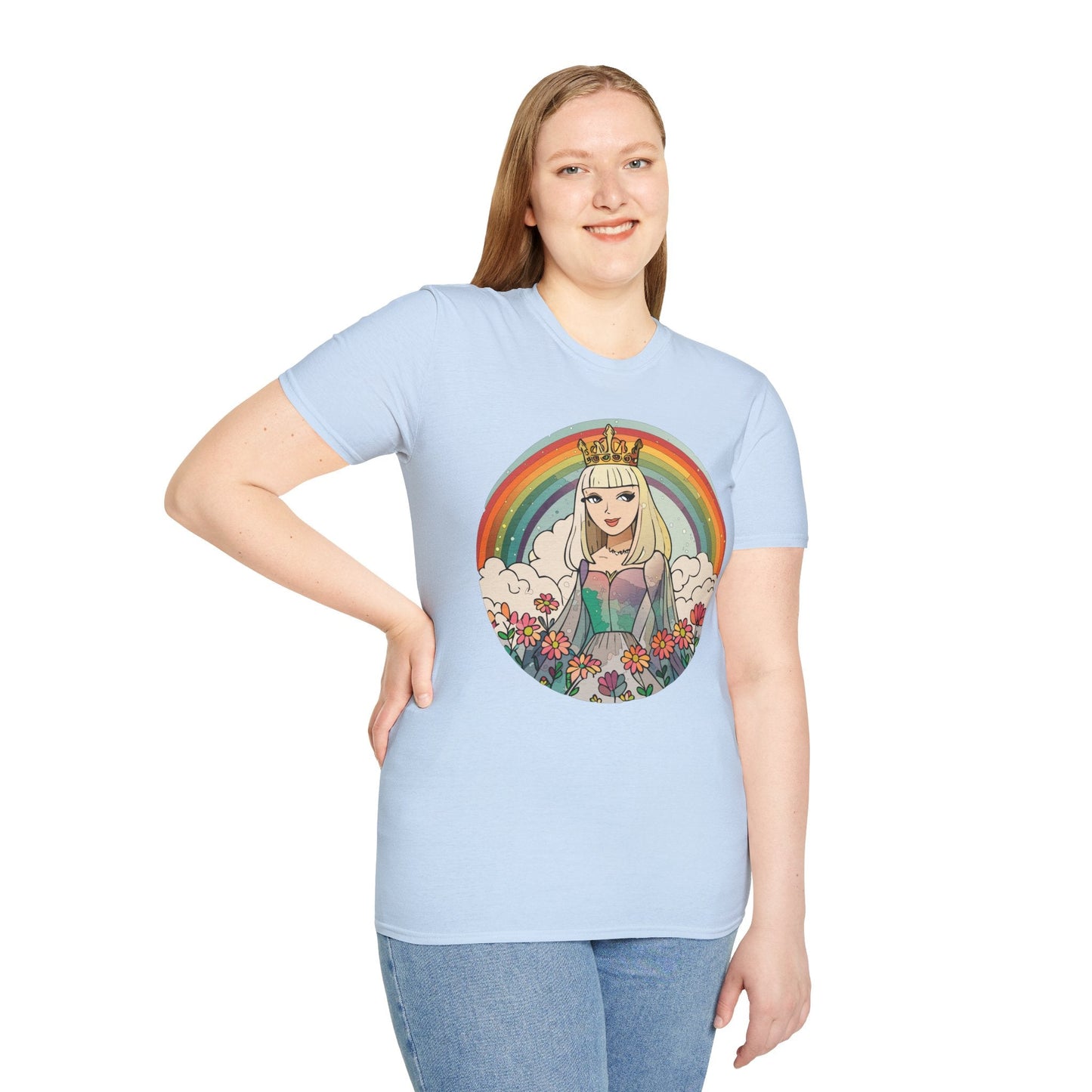 Womens Graphic T Shirt Art Design Tee Softstyle 100 Percent Ring Spun Cotton Comfort