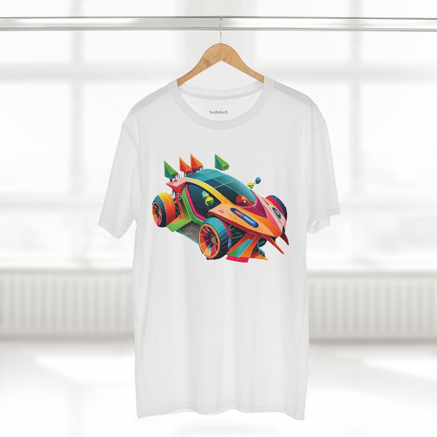 Car Graphic Unisex 100 Cotton Staple Tee 25