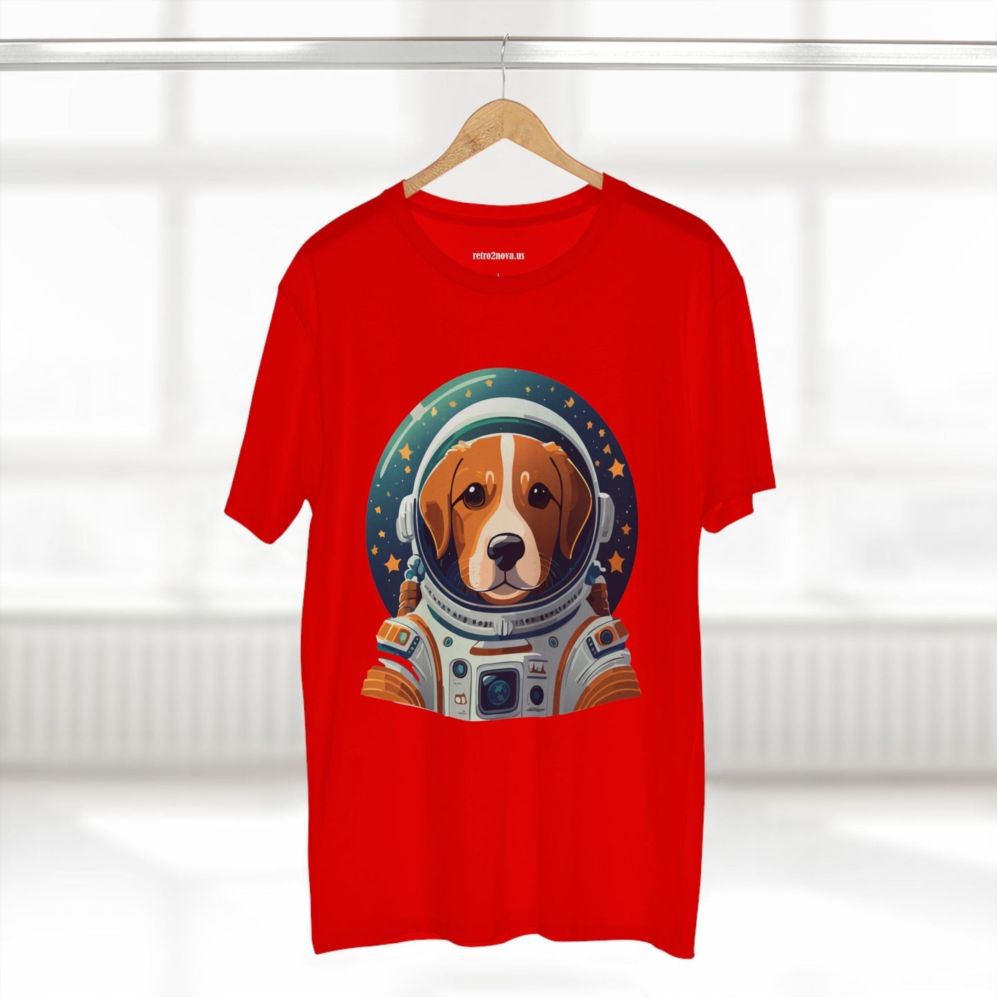 Unisex Premium Cotton Tee With Original Dog Art Shirt Design By Retro2Nova Discover Everyday Comfort And Style
