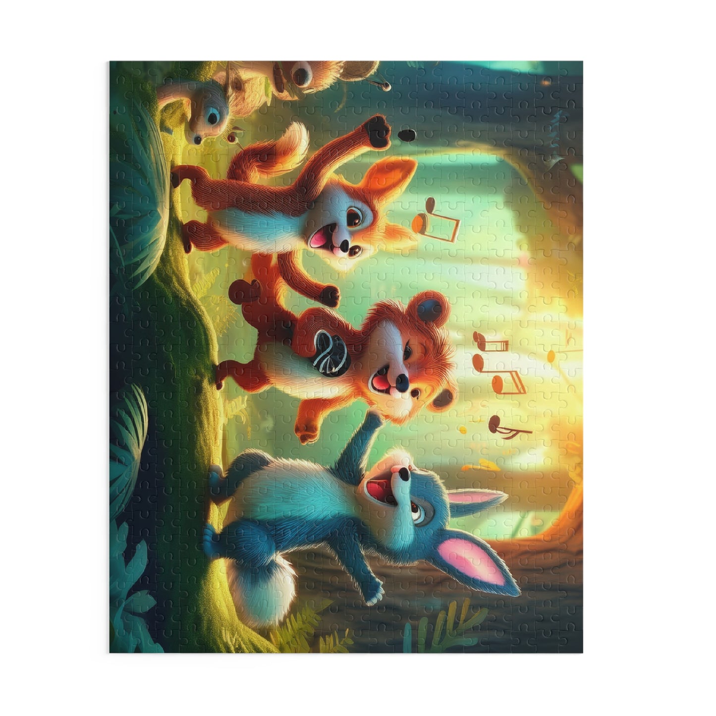 Funny Animals Puzzle 500-Chipboard Pieces in Box | Kids Puzzles Size: 16" x 20",  Ages 9+ and Family pn30