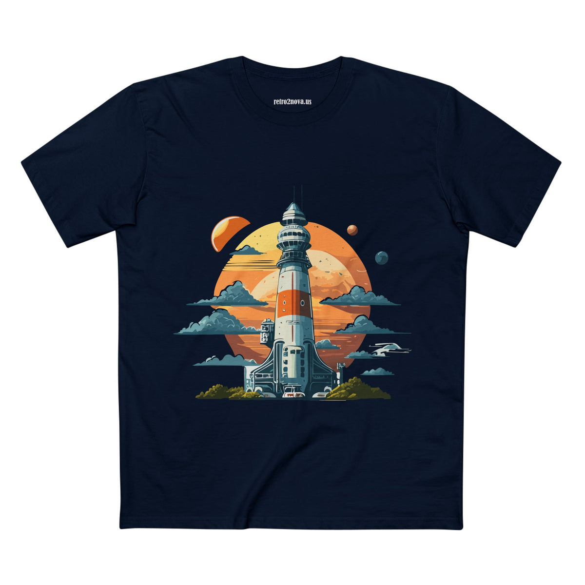 Cosmos Shuttle Graphic Tee Staple Unisex 100 Cotton Tee Shirt - CS-3