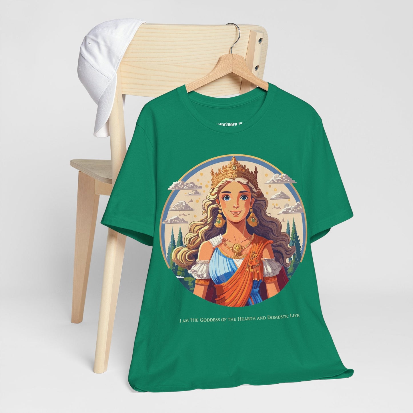 Goddess Shirt Graphic Cotton T Shirt Unisex Short Sleeve Original Art By Retro2Nova