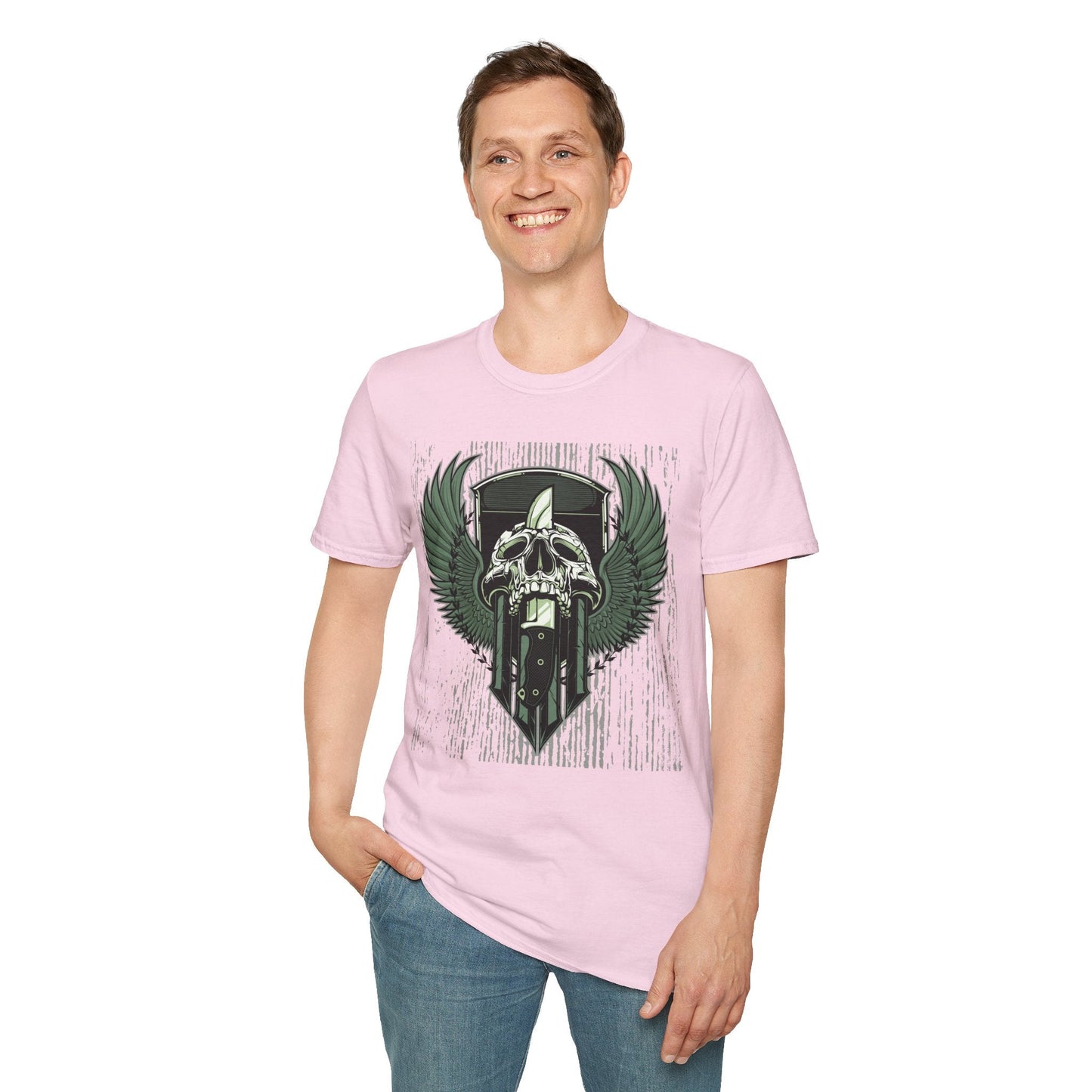 Art Graphic T Shirt Unisex Softstyle Gildan 64000 Cotton Tee With Graphic Design