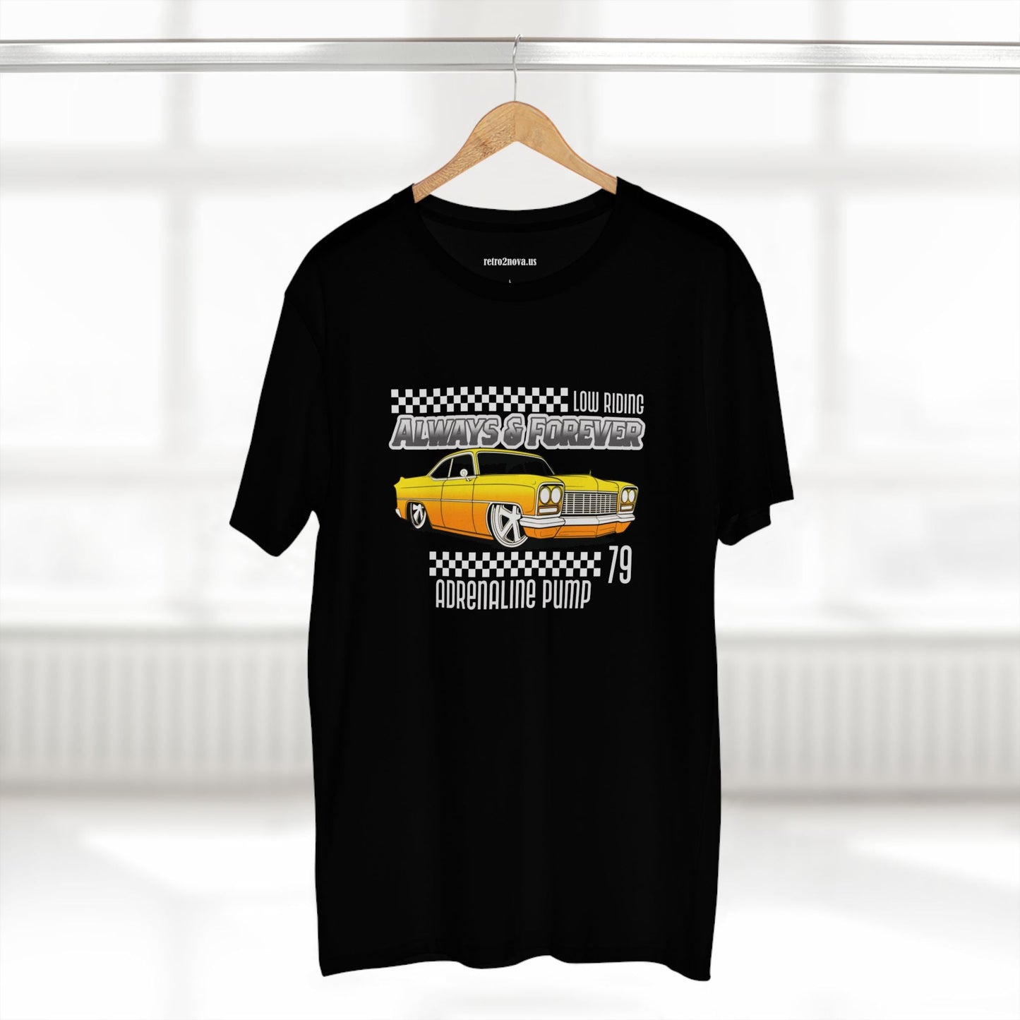 Retro Car Tee Unisex Vintage Car Shirt With Original Art RC-6 Premium Cotton Soft Breathable Comfort