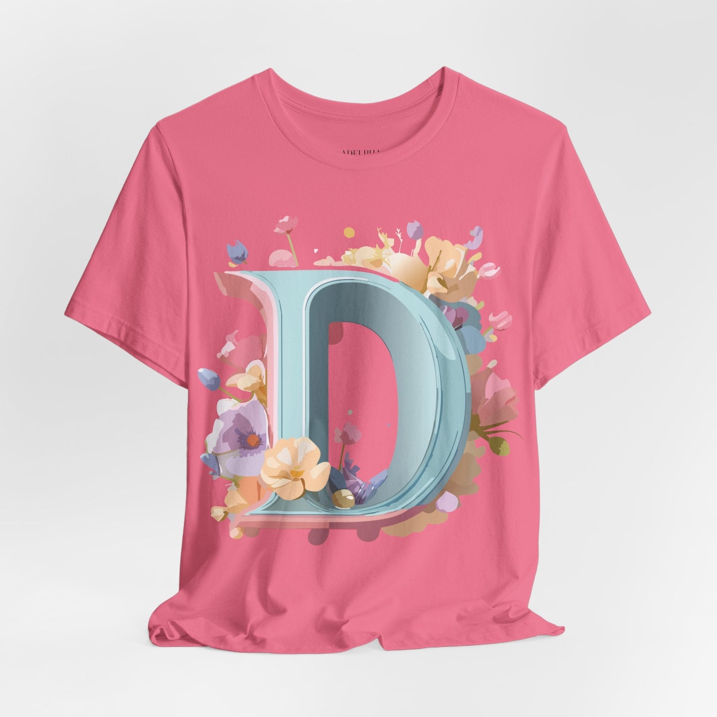 Letter D Graphic T Shirt Unisex Short Sleeve Art Design Tee By Adelpha Vintage Inspired Artwork