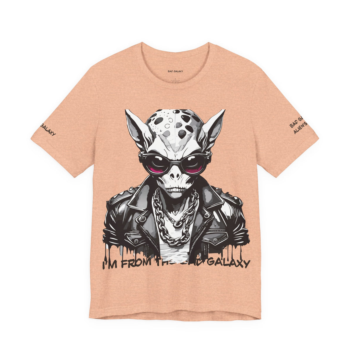 Alien Graphic Unisex Cotton Bella+Canvas Tee with Art Design b50