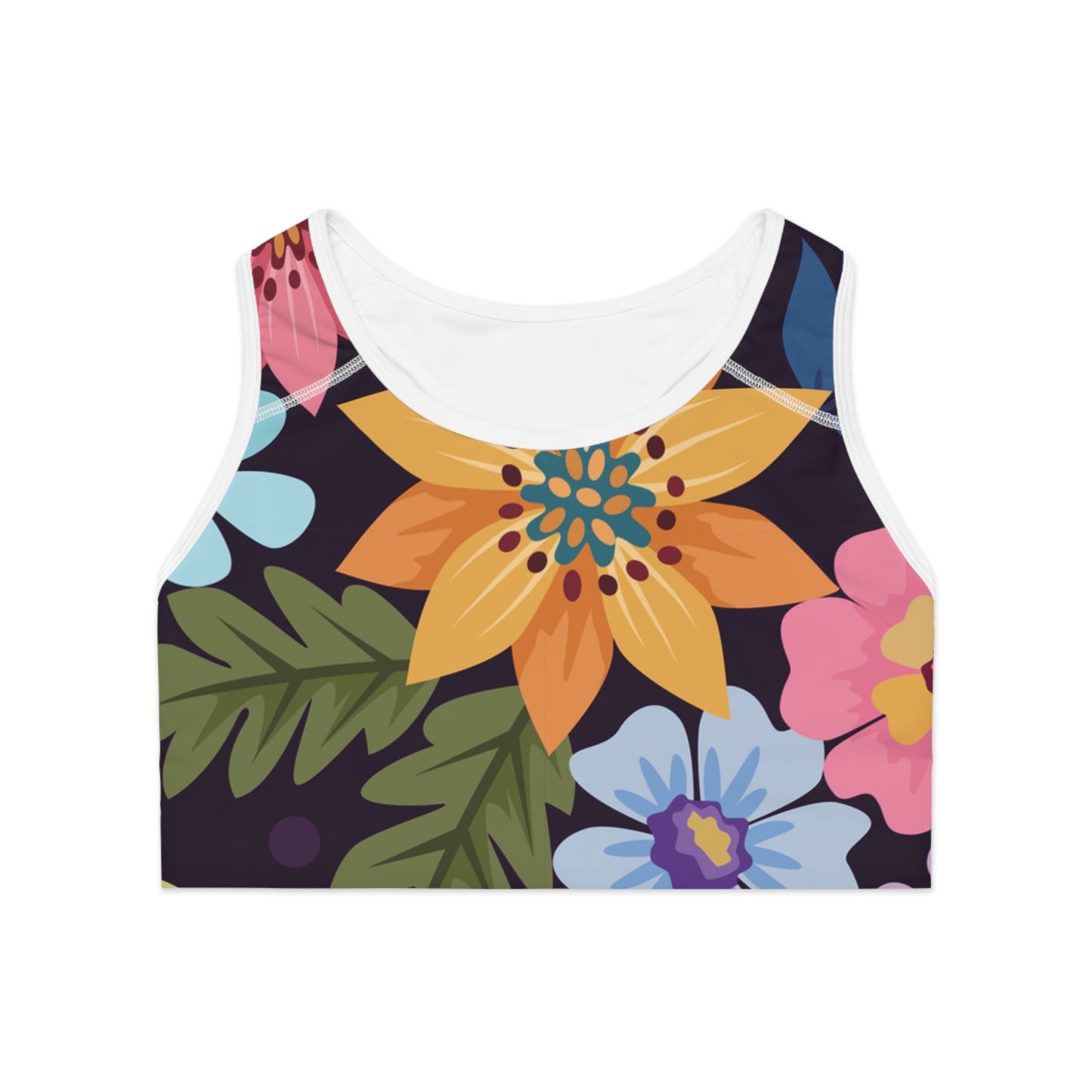 Sports Bra with Floral prints