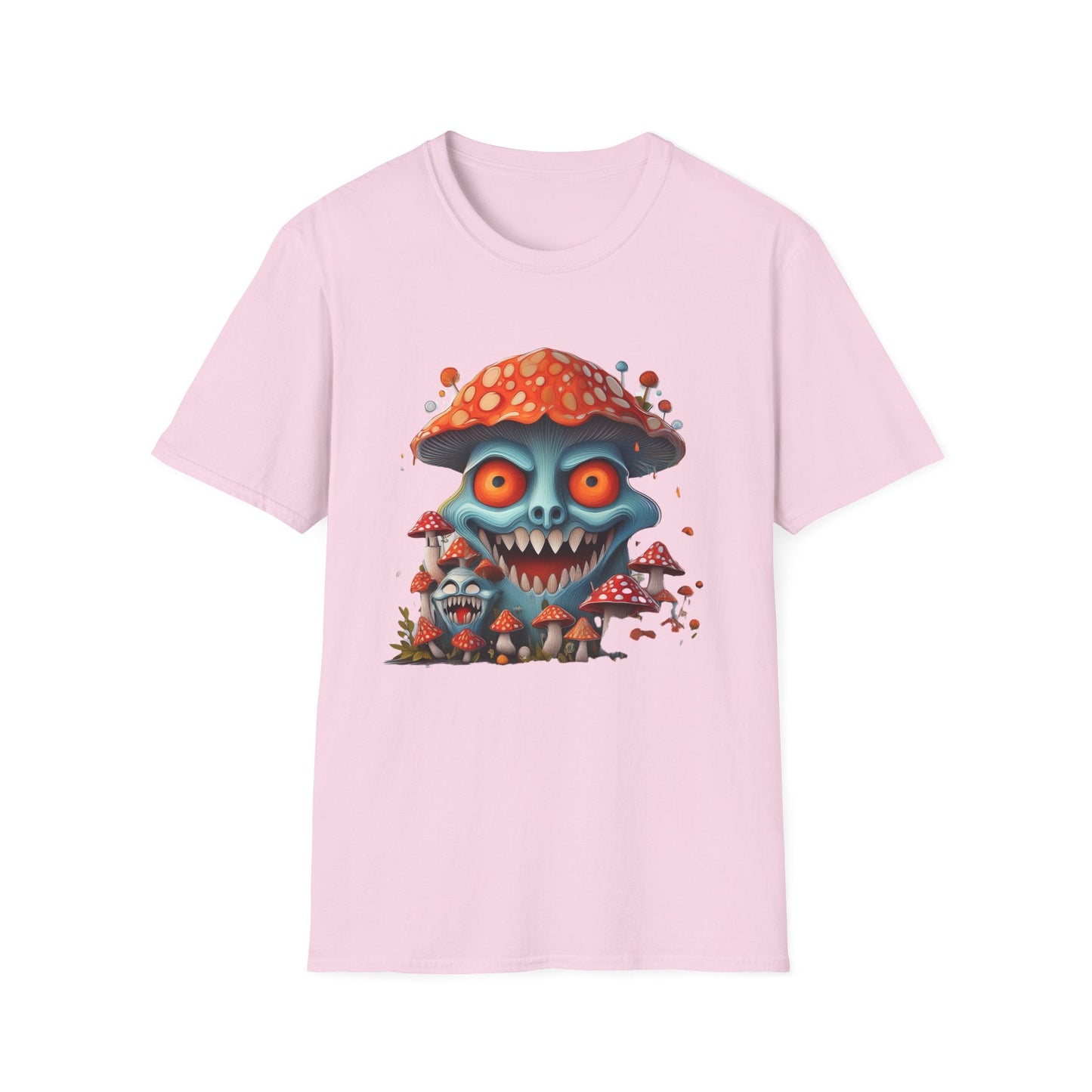 Mashroom Tee Shirt Unisex Softstyle Gildan 64000 Short Sleeve Tee With Funny Mashroom Fungus