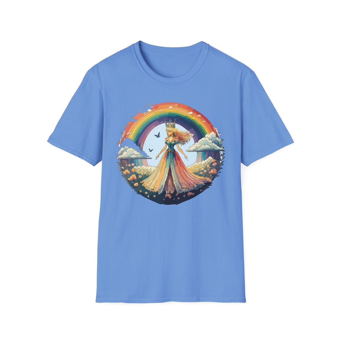 Womens Graphic T Shirt Art Design Tee Softstyle 64000 Unisex Lightweight Cotton Fabric