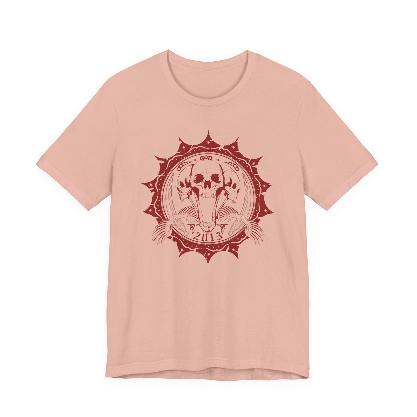 Skull Elephant Mandala Tee Boho Skull Graphic Shirt Art-51