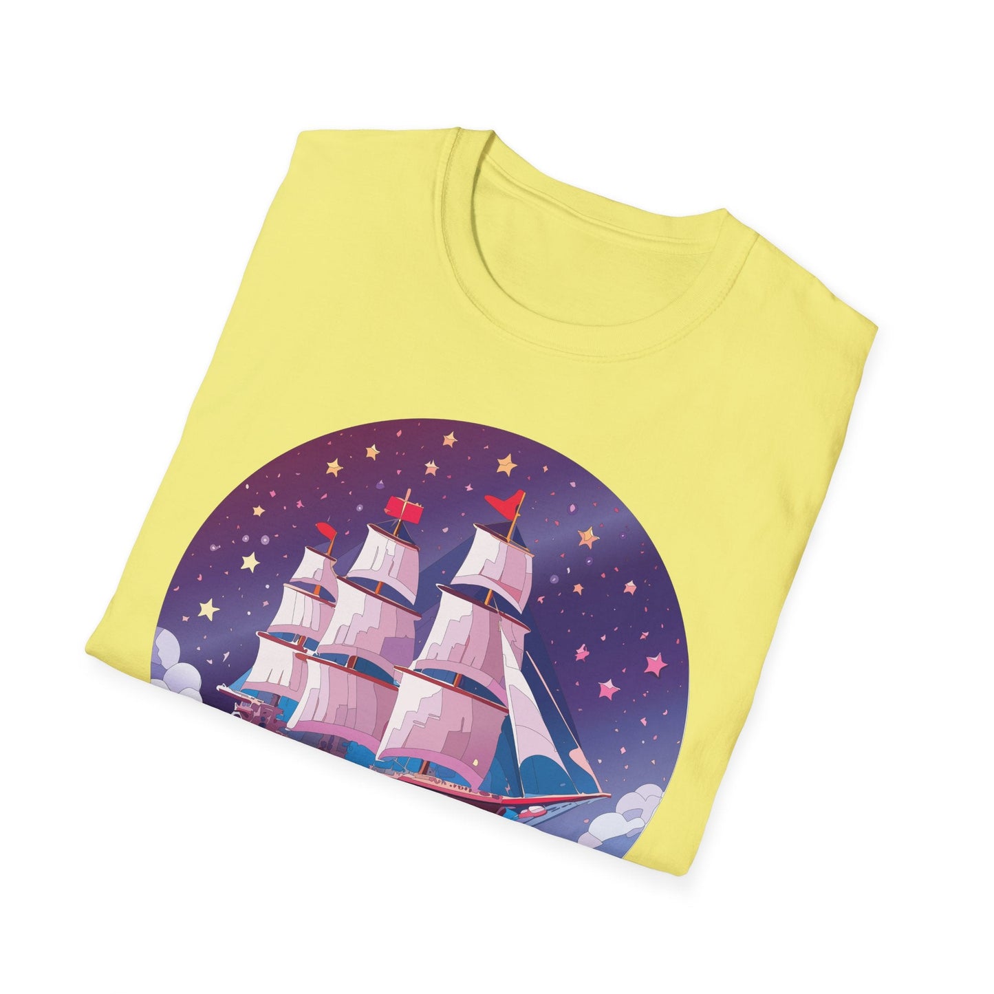 Ship T Shirts Frigate Vessel Tee Unisex Softstyle 64000 Gildan Ring Spun Cotton T Shirt