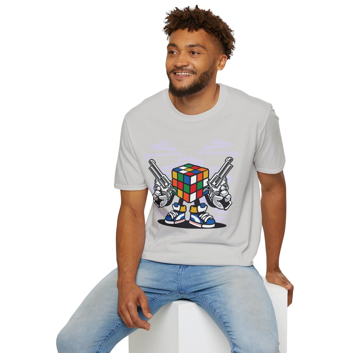 Cartoon Animation Funny T Shirt Gildan Softstyle 64000 Unisex Short Sleeve Cotton Tee
