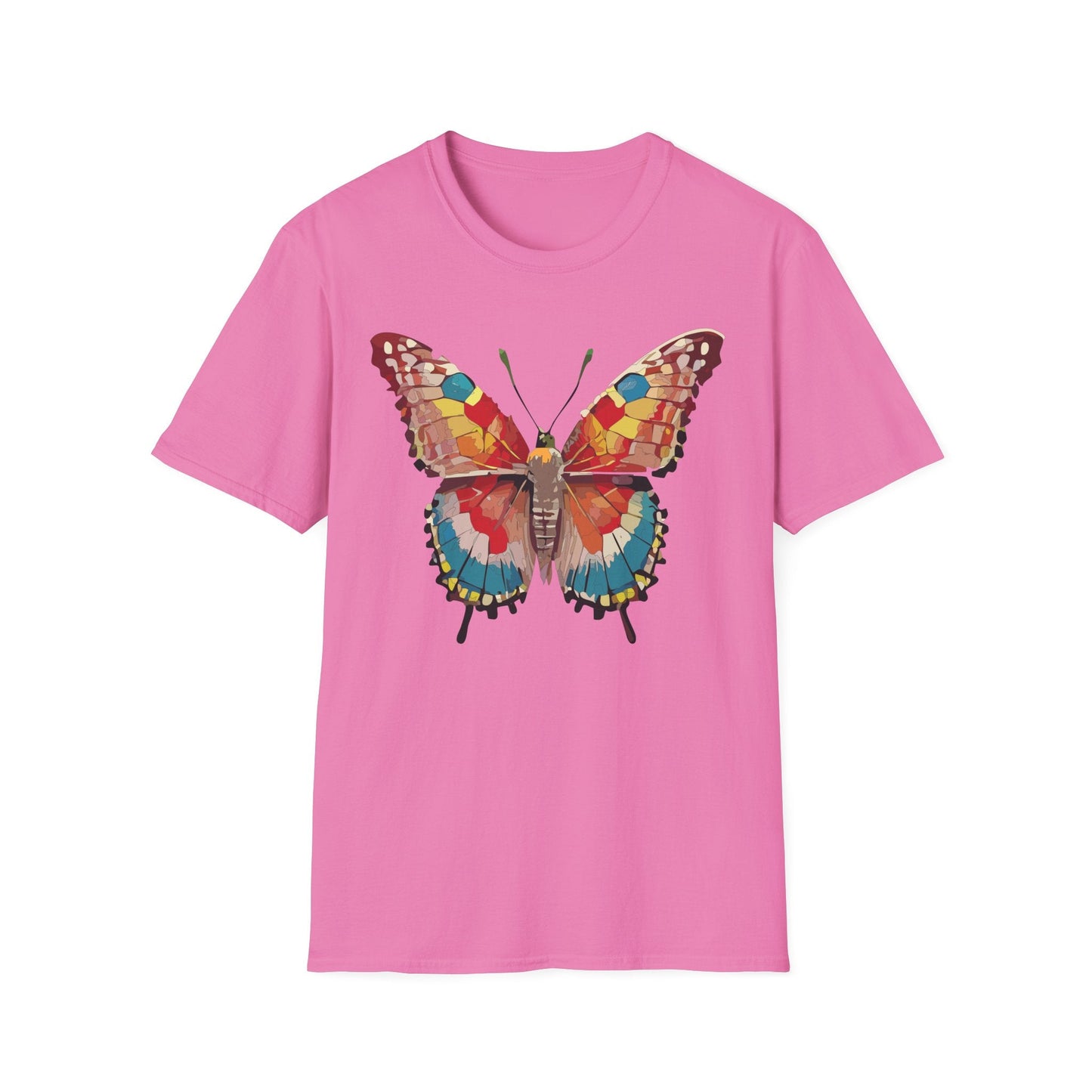 Butterfly Shirt Unisex Monarch Tee Softstyle 100 Percent Ring Spun Cotton Quality Gildan 64000