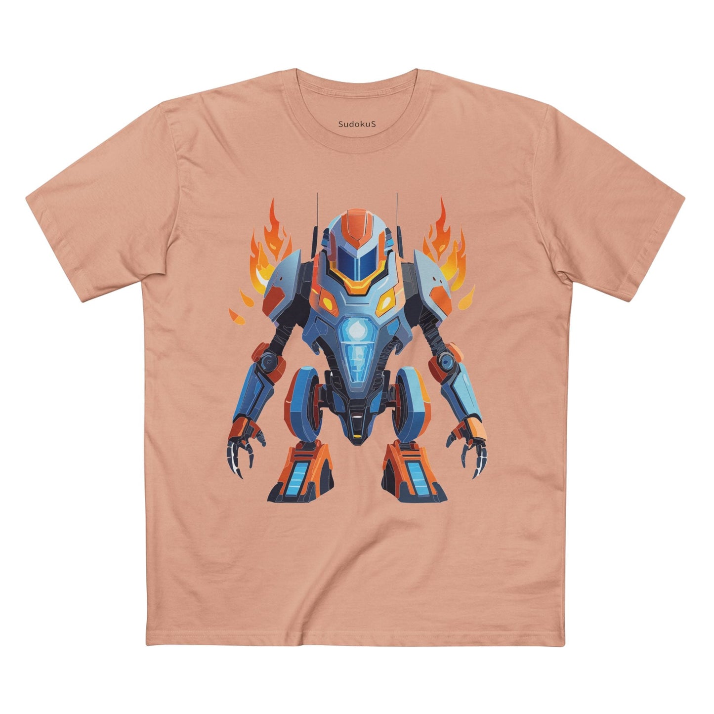 Cyborg Robot Graphic Unisex 100 Cotton Staple Tee 12