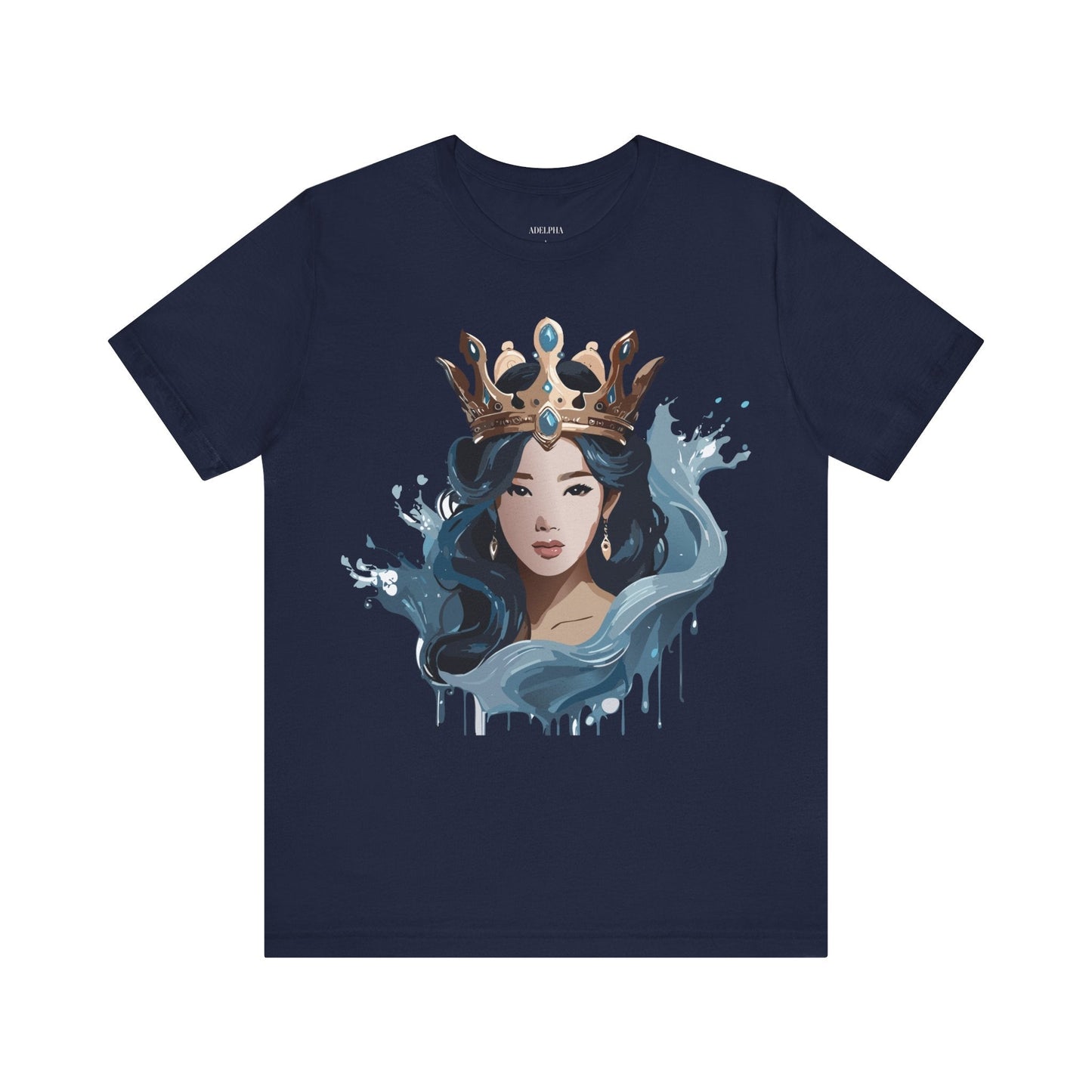 Queen Graphic Tee Unisex Vintage Inspired Art Design Shirt By Adelpha Jersey Short Sleeve