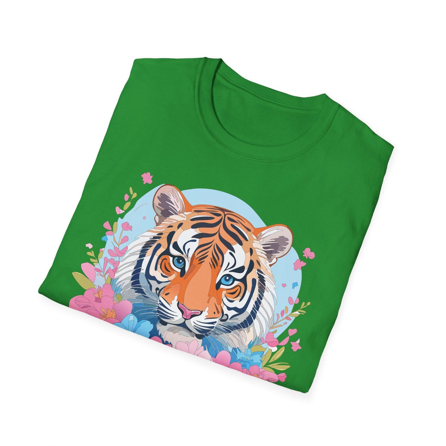 Tiger Shirt Unisex Softstyle T Shirt Gildan 64000 Animal Tee