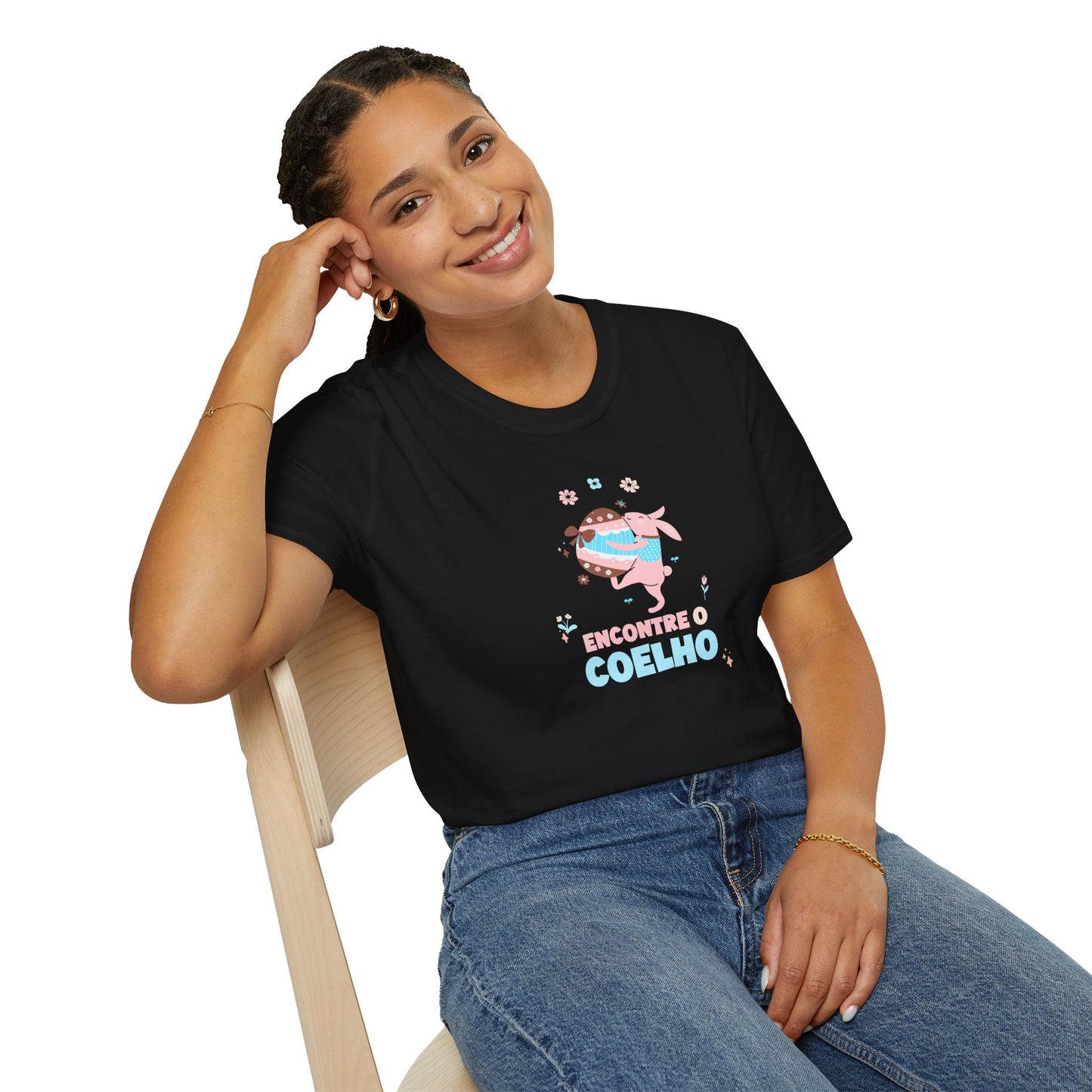 Easter Bunny T Shirt Unisex Easter Design Tee Shirt With Signature Prints Gildan Softstyle 64000
