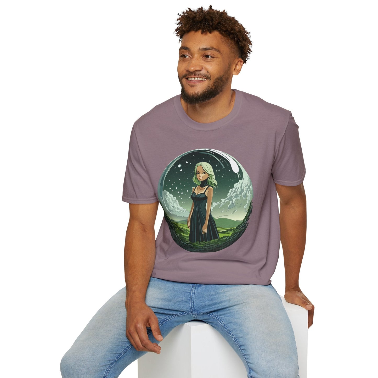 Womens Graphic T Shirt Art Design Tee Ladies Short Sleeve Softstyle 64000 Cotton Ring Spun
