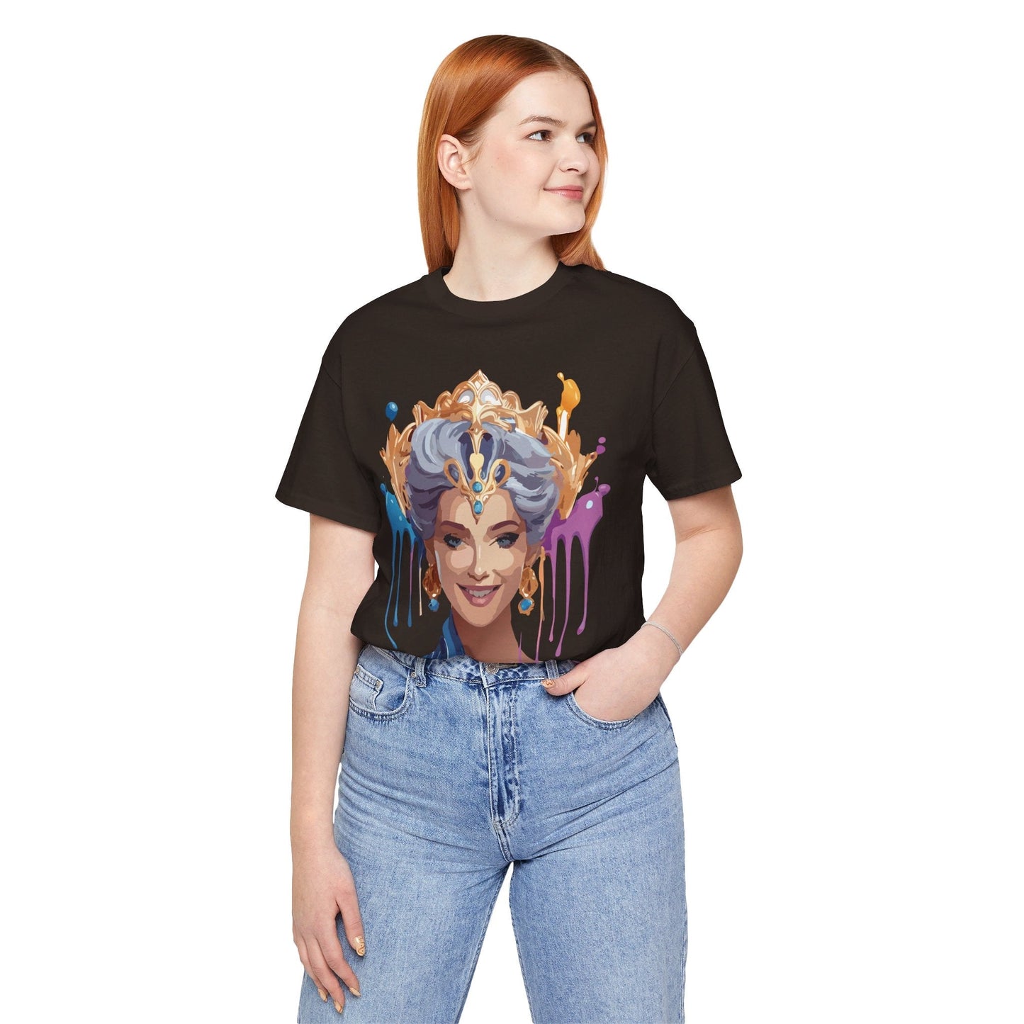 Queen Woman Portrait Graphic Unisex 100 Cotton Vintage Artwork Tee 18