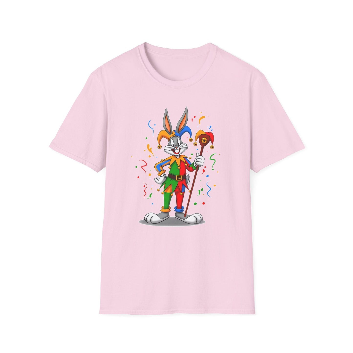 Cartoon Bunny Graphic Unisex Cotton Animal Animation Artwork Design Tee 22