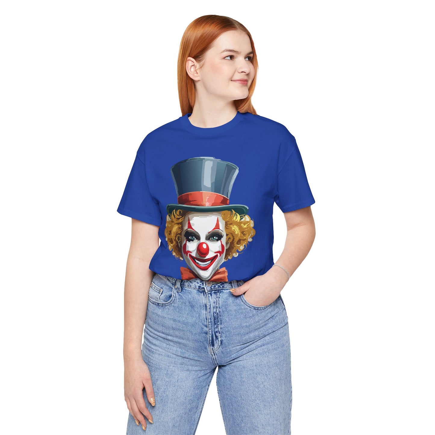 Clown Shirt, Funny Shirt, T-Shirt with Clown, Funny Art Design Tee, Circus Tees, Circus T-Shirt, Unisex Humor Wear 11