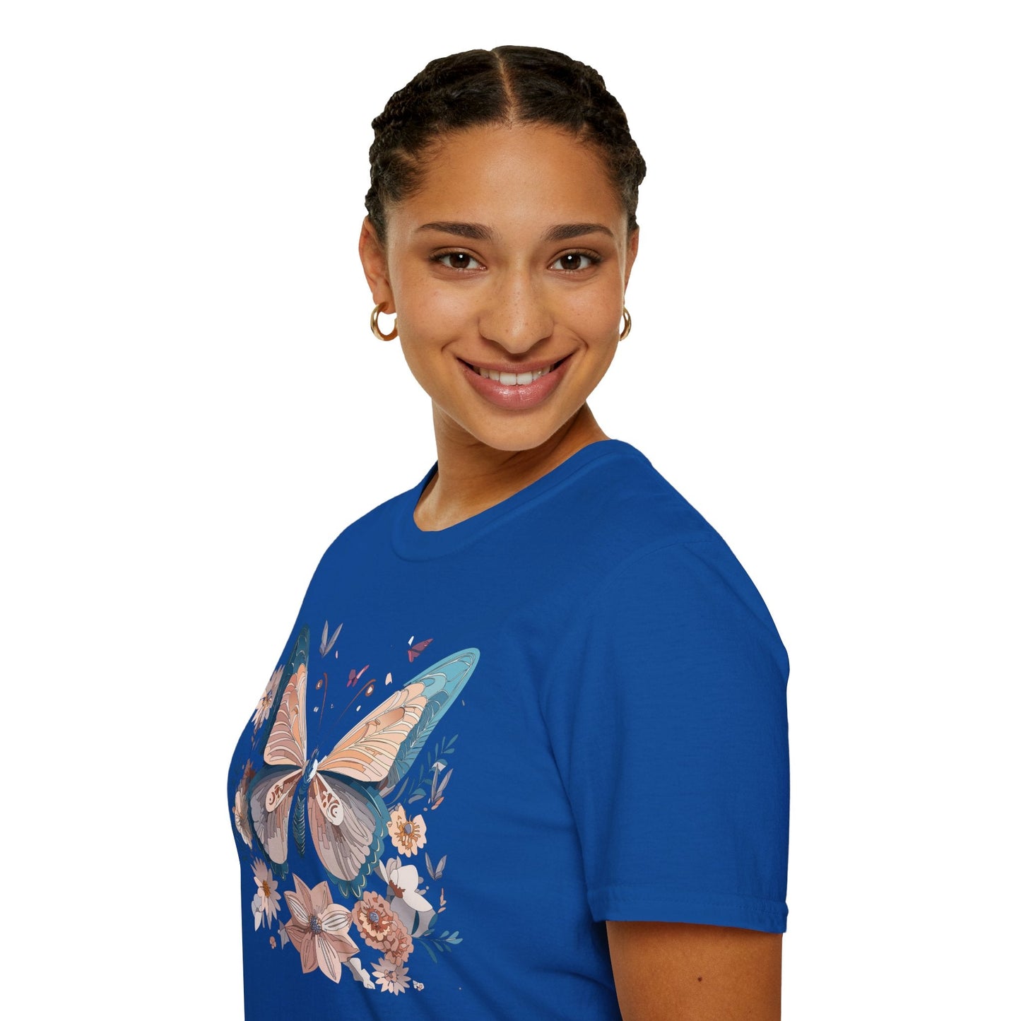 Monarch Butterfly T Shirt Unisex Softstyle Gildan 64000 Tee Lightweight Comfort Fit
