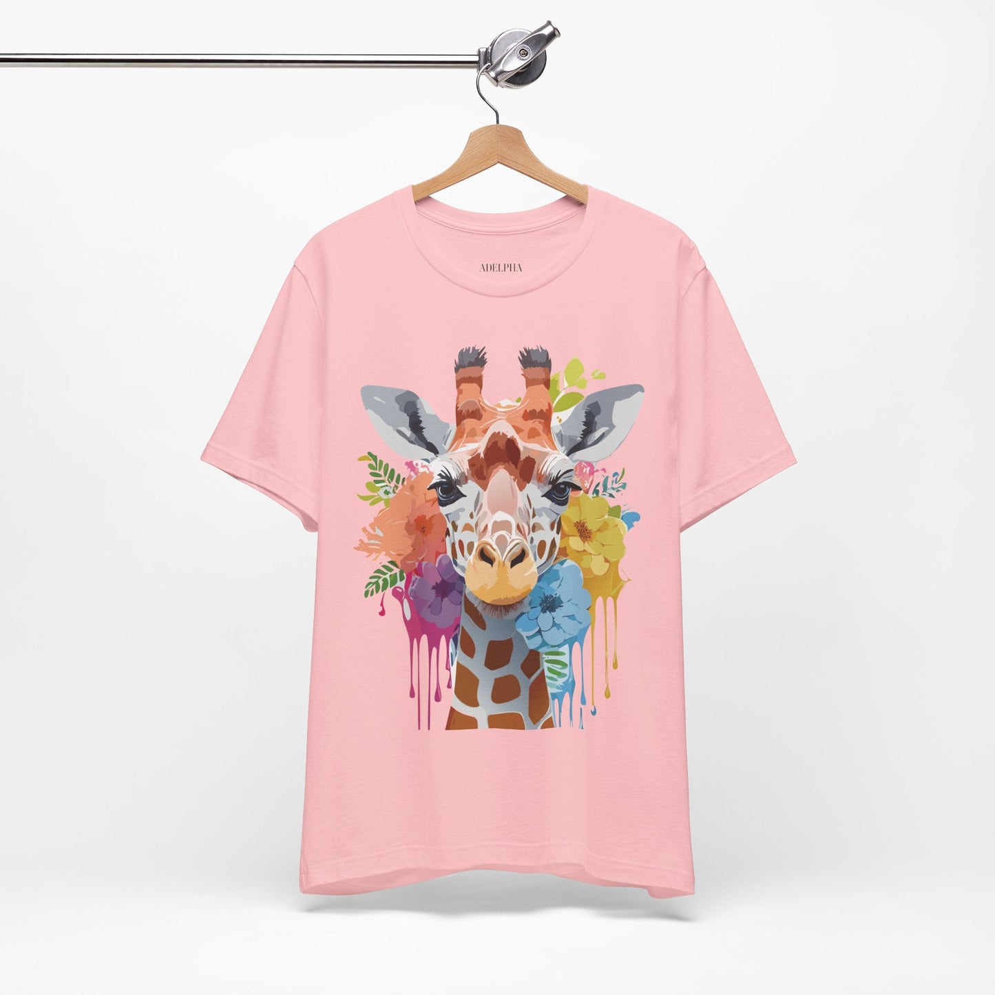 Giraffe Graphic Tee Unisex Jersey Short Sleeve Adelpha Vintage Inspired Artwork Design
