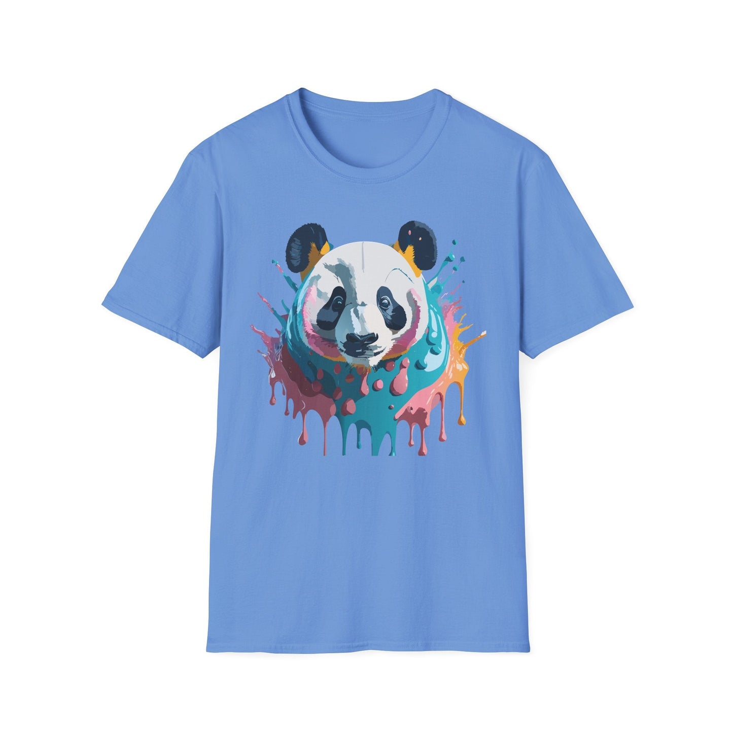 Panda Shirt Unisex T Shirt Gildan Softstyle 64000 Panda Graphic Animal Tee 100 Percent Cotton