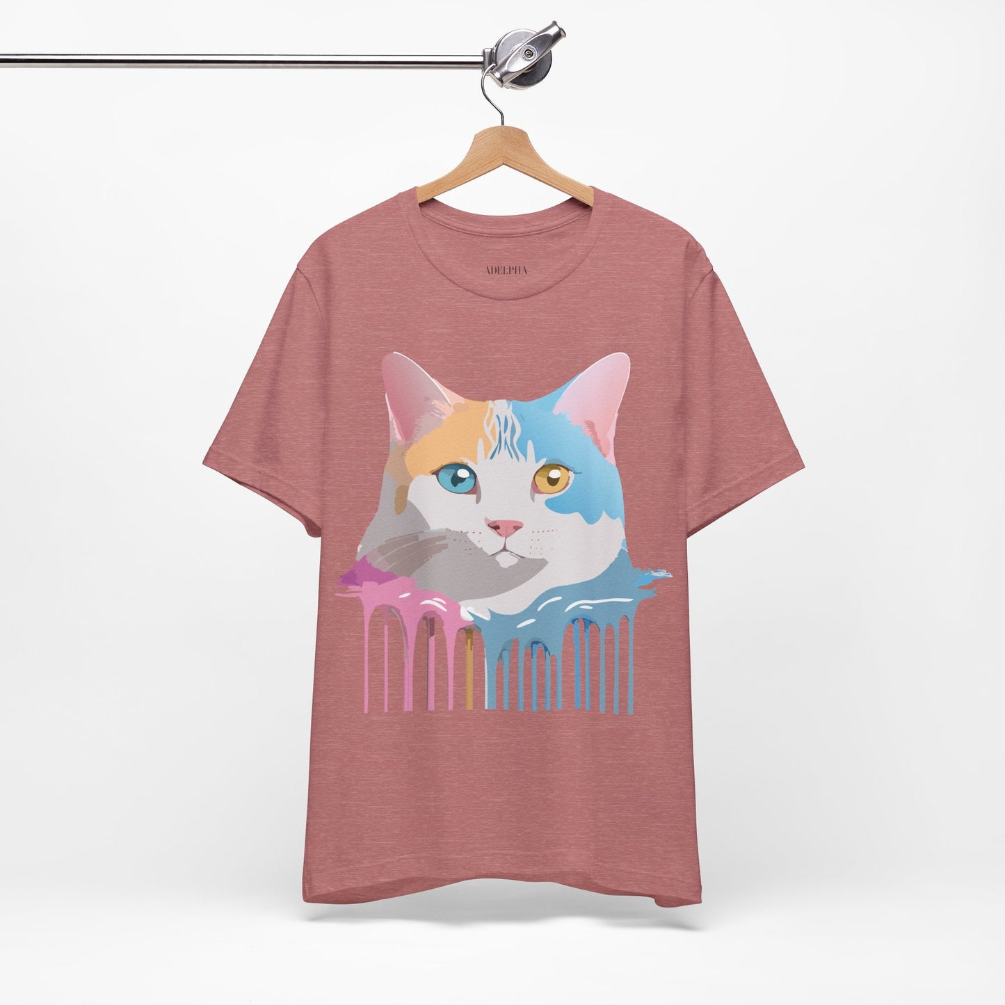 Adelpha Cat Graphic Tee Unisex Jersey Short Sleeve Vintage Inspired