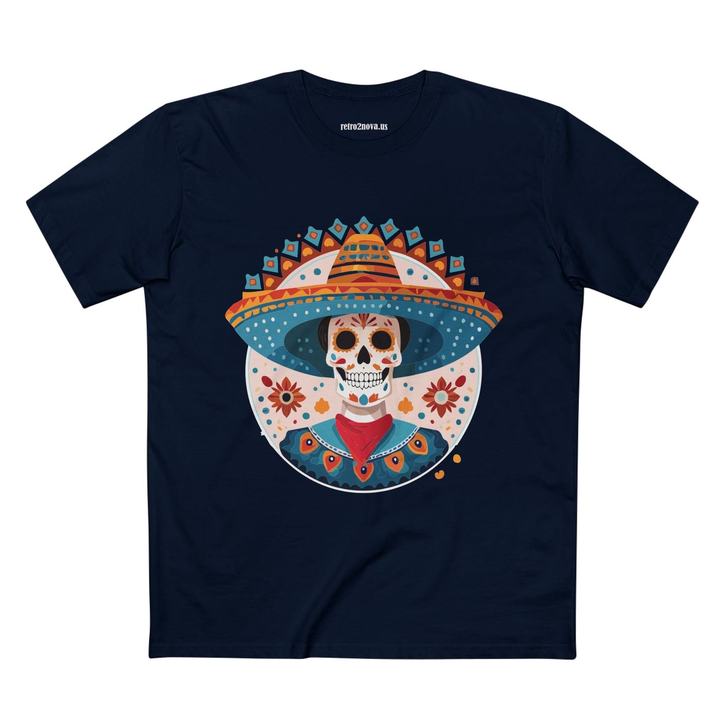 Skull Graphic Tee Unisex Premium Cotton Staple Tee With Original Art Design By Retro2Nova