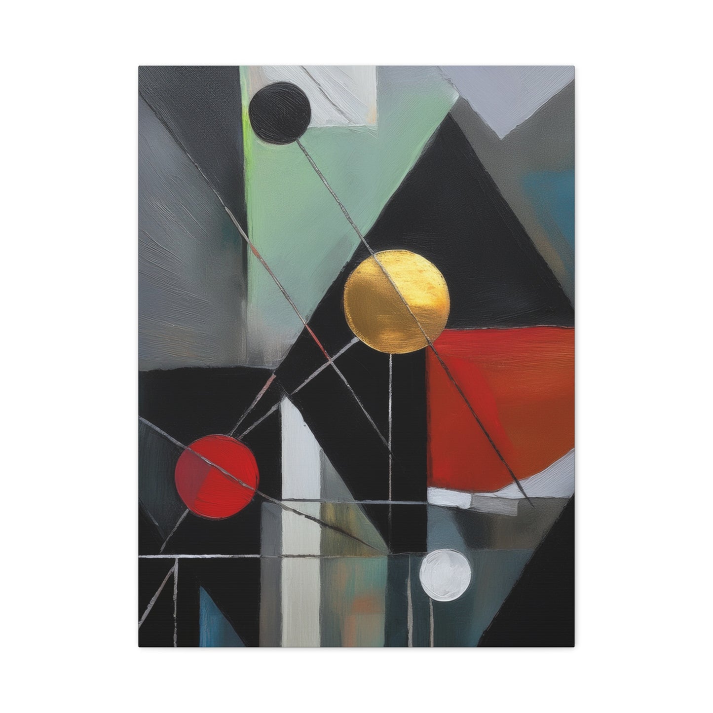 Abstract Oil Painting Print Canvas 20x24,20x30,24x30 24x32,24x36,30x40 32x48,36x48,40x60 Pine-Wood Inner Frame ABS-159