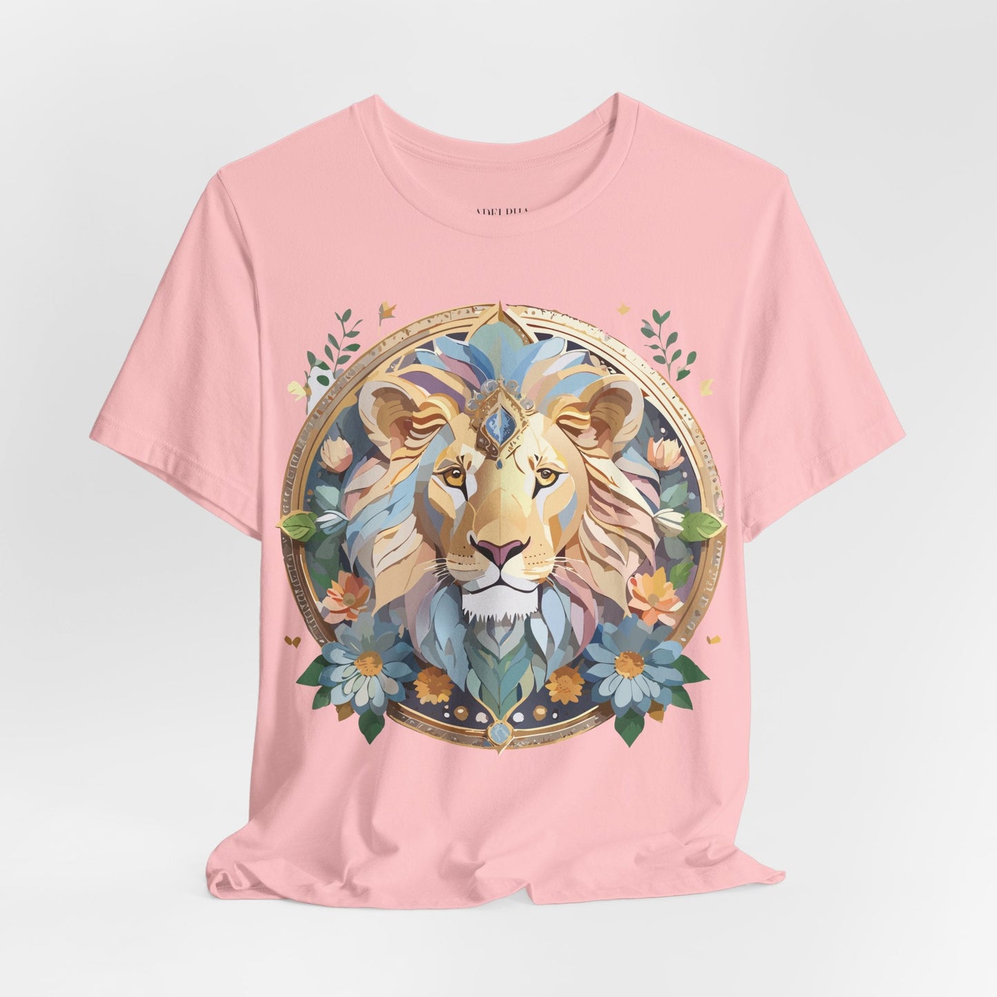 Medallion Graphic Unisex 100 Cotton Vintage Animal Medal Artwork Tee 3