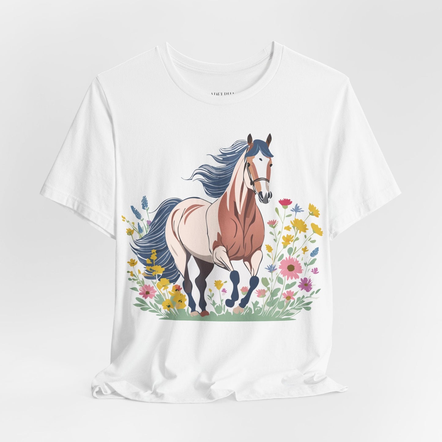Horse Graphic Unisex 100 Cotton Vintage Animal Art T-Shirt 11