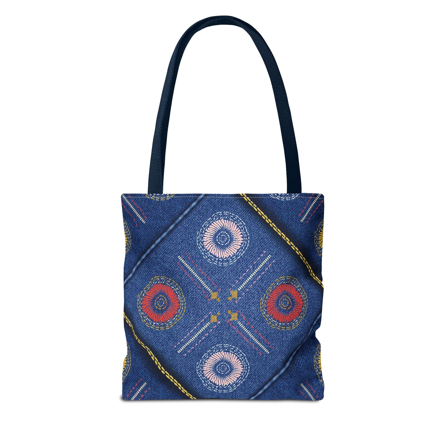 DIWALI DENIM PRINT CANVAS BAG HIGH-QUALITY 100% SPUN POLY 3 SIZES BAG-205-20