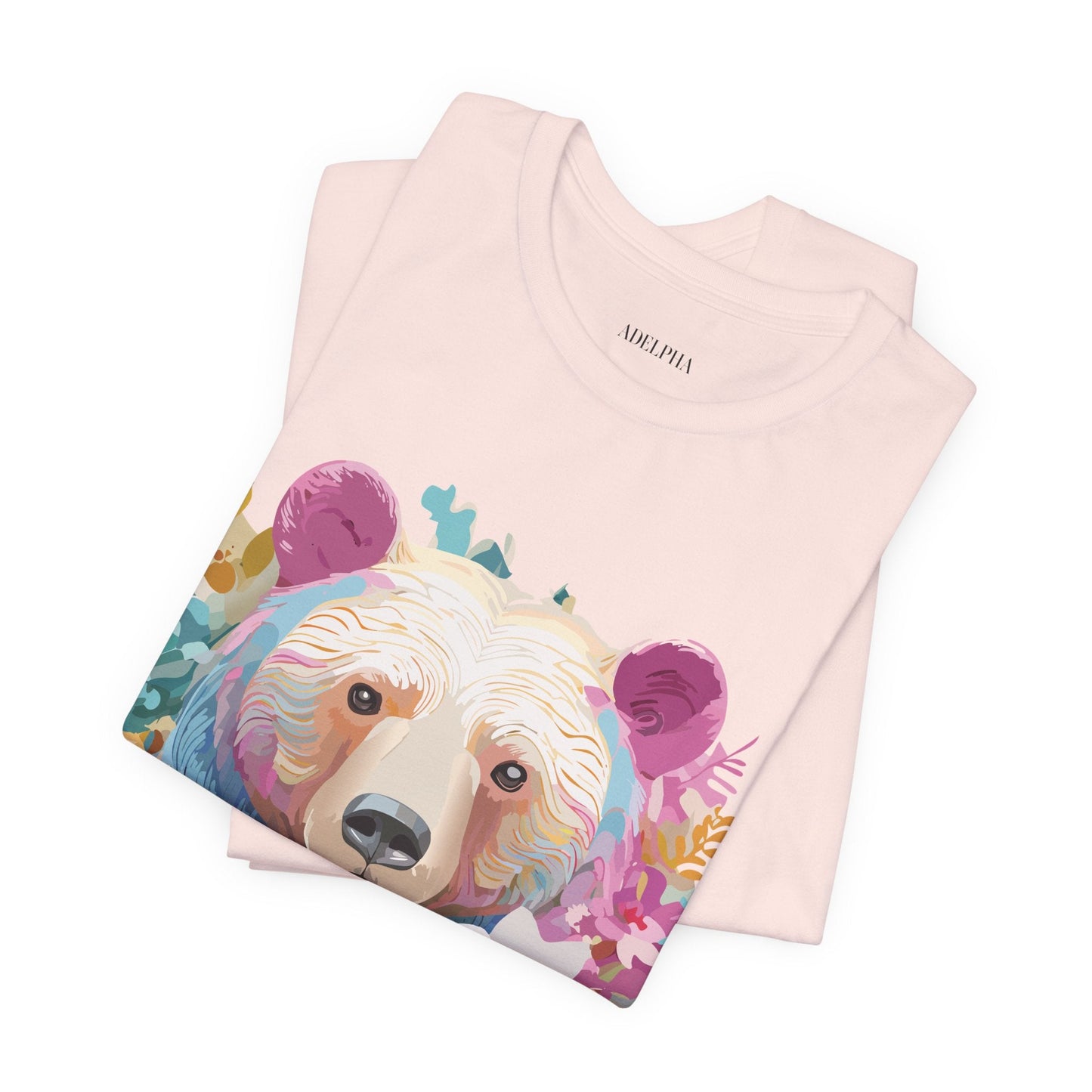 Adelpha Bear Graphic Tee Unisex Short Sleeve Shirt Art Design