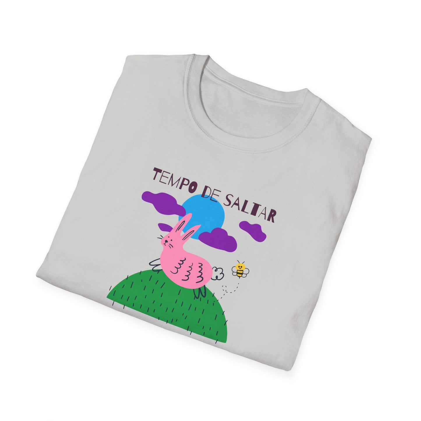 Funny Easter T Shirt Unisex Softstyle 64000 Art Design With Easter Prints 100 Percent Ring Spun Cotton